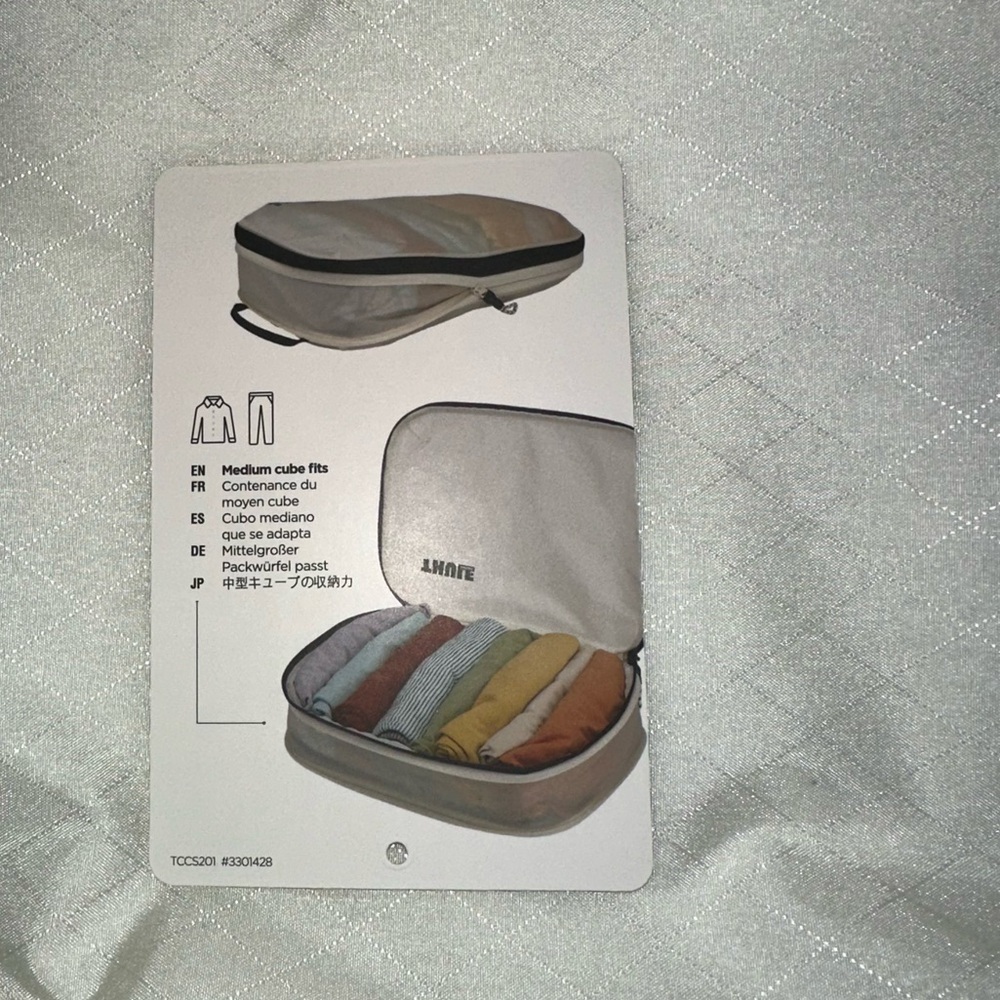 Thule Olive Green compression packing cube Set (2… - image 4